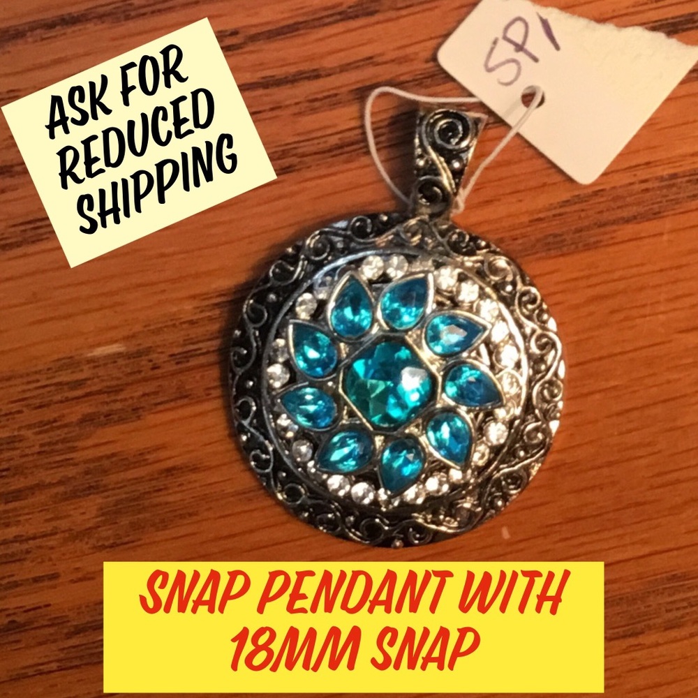 Snap Pendant with 18mm Snap, fits most brands